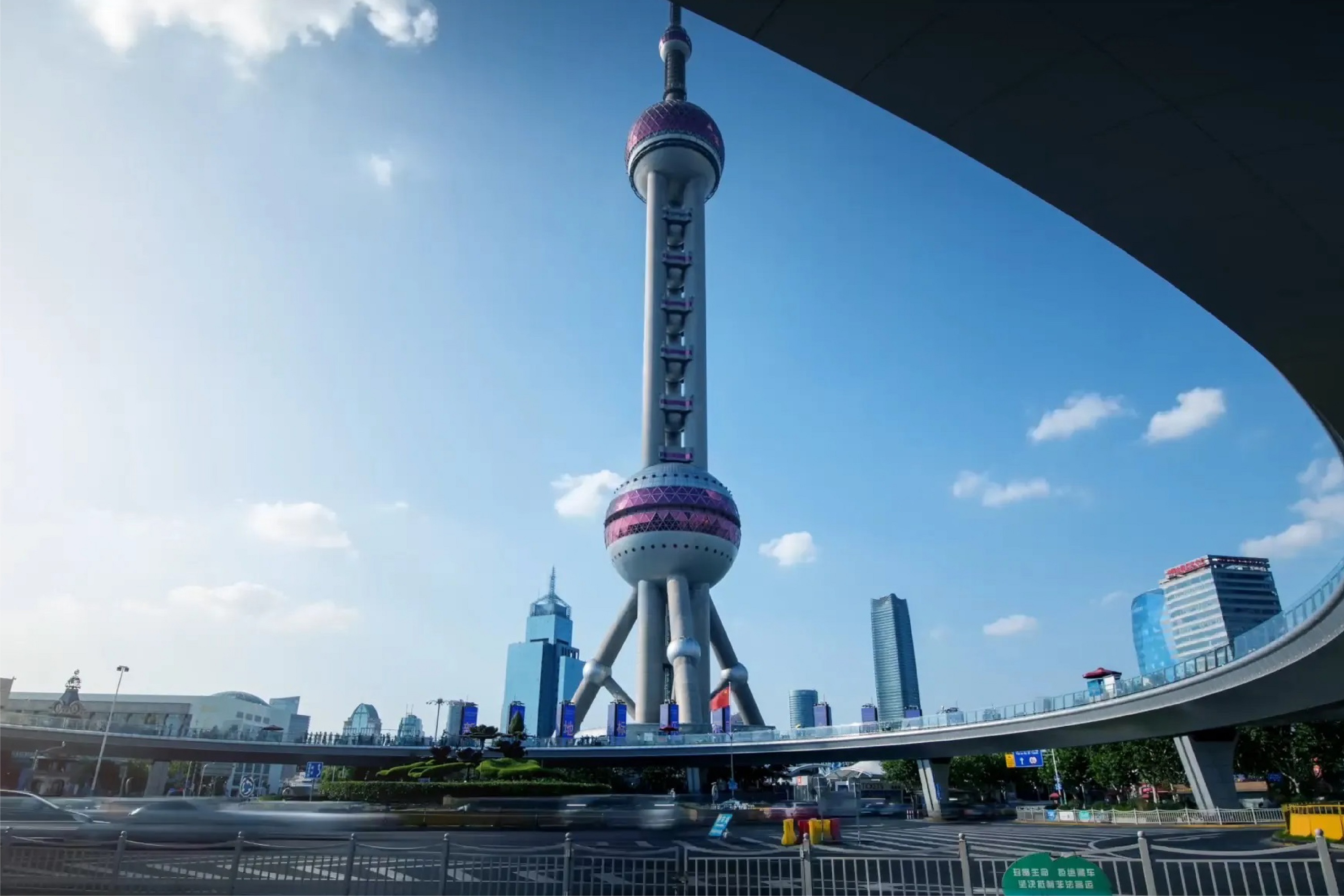 Oriental Pearl TV Tower Tower in Shanghai
