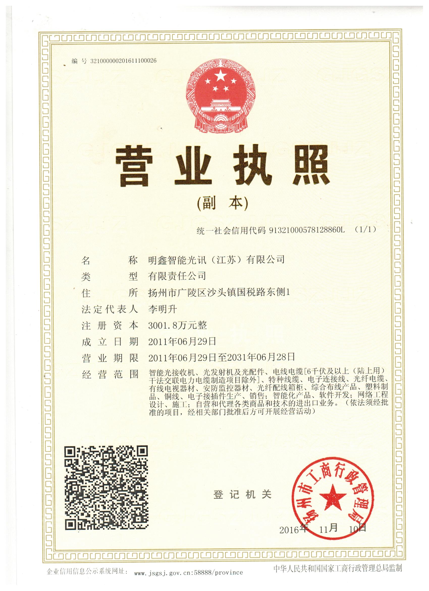 Business license